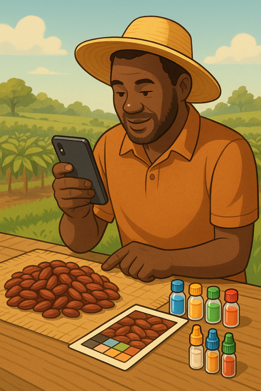 Pesticide testing without towers